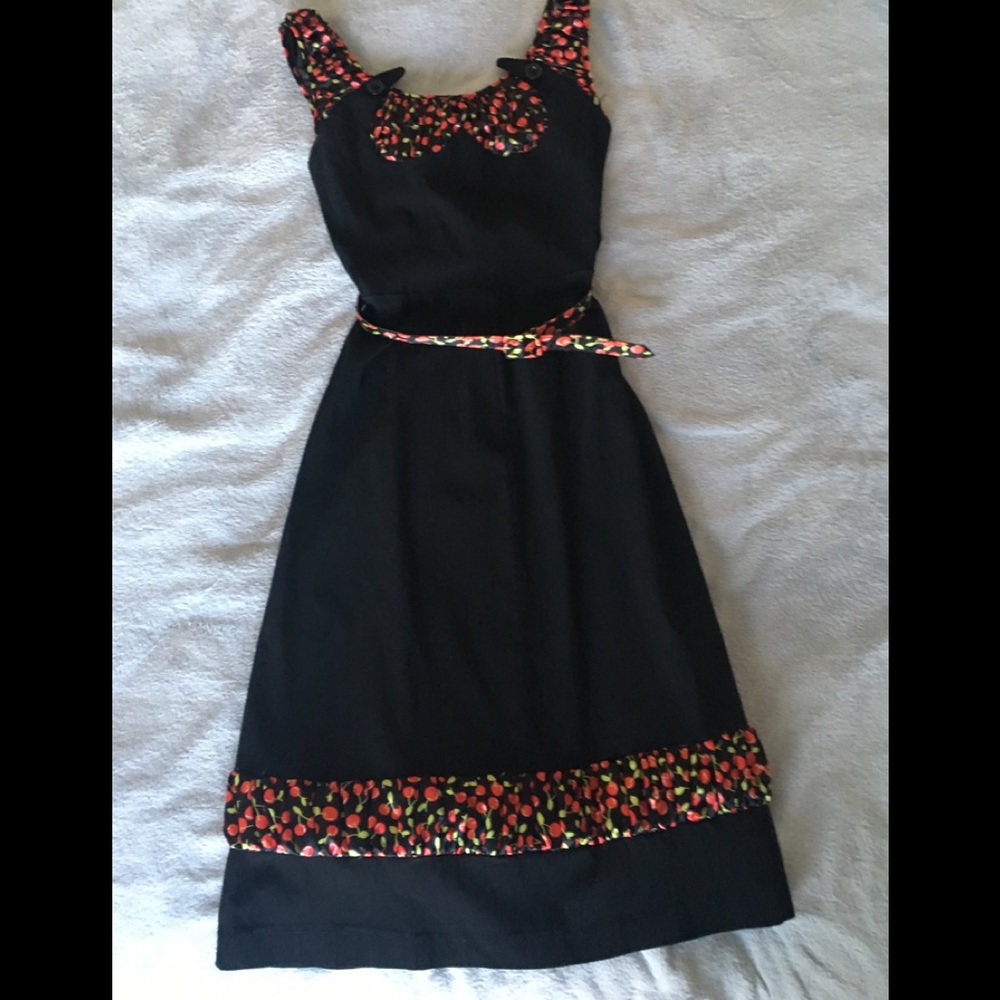 Vintage inspired Betty Page dress